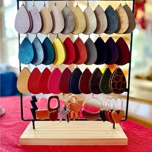 Nickel & Suede Earring Collection